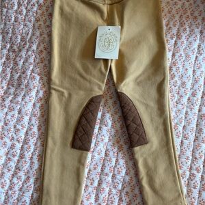 The Beaufort Bonnet Company Tan Leggings with Brown Patches